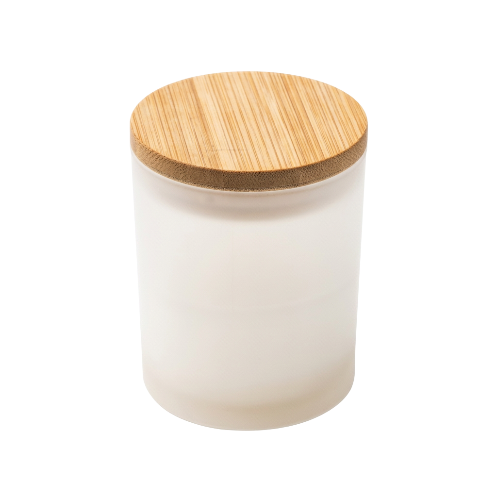 Recipiente con tapa de madera