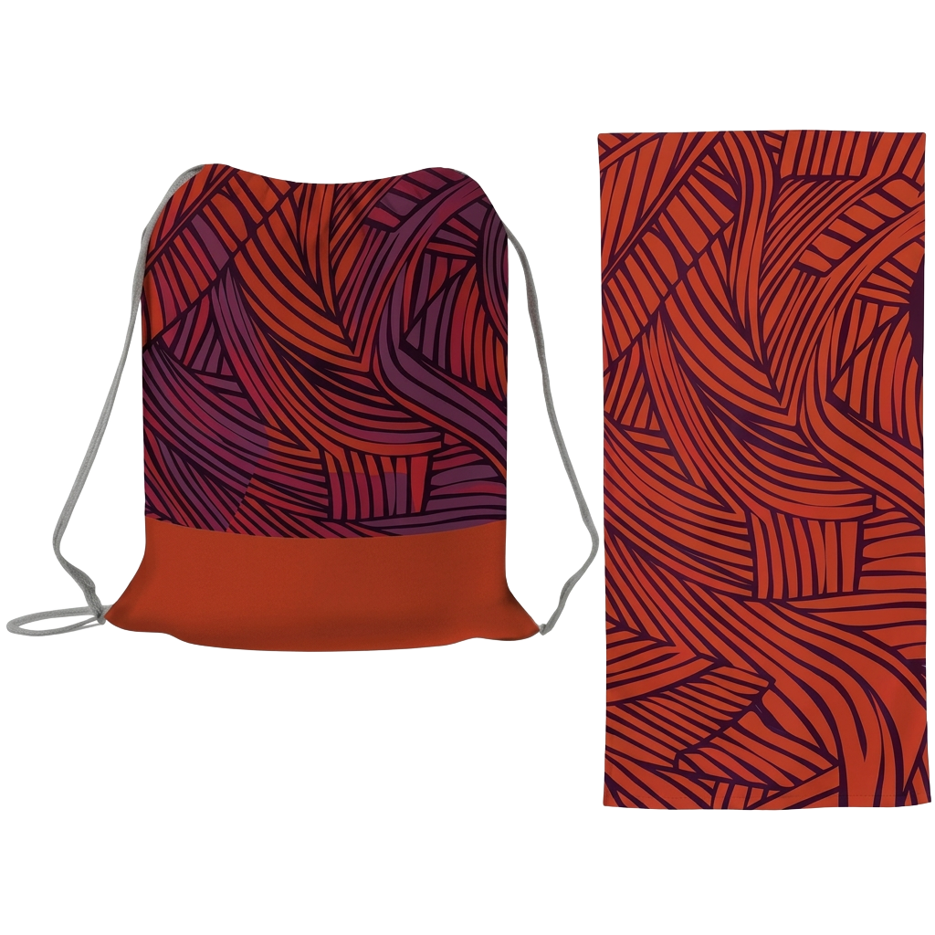 Bolso y toalla sublimados